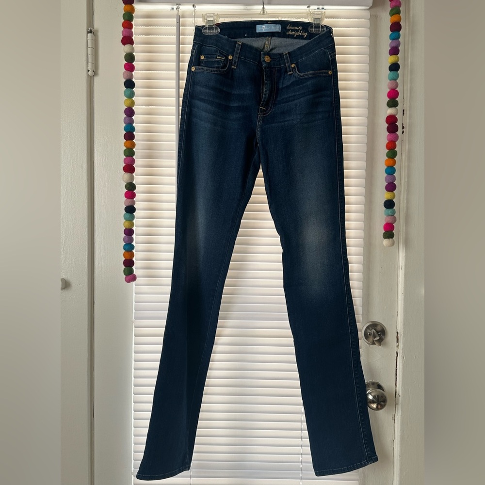 7 for all mankind Jimmie straight leg jeans - Picture 8 of 9